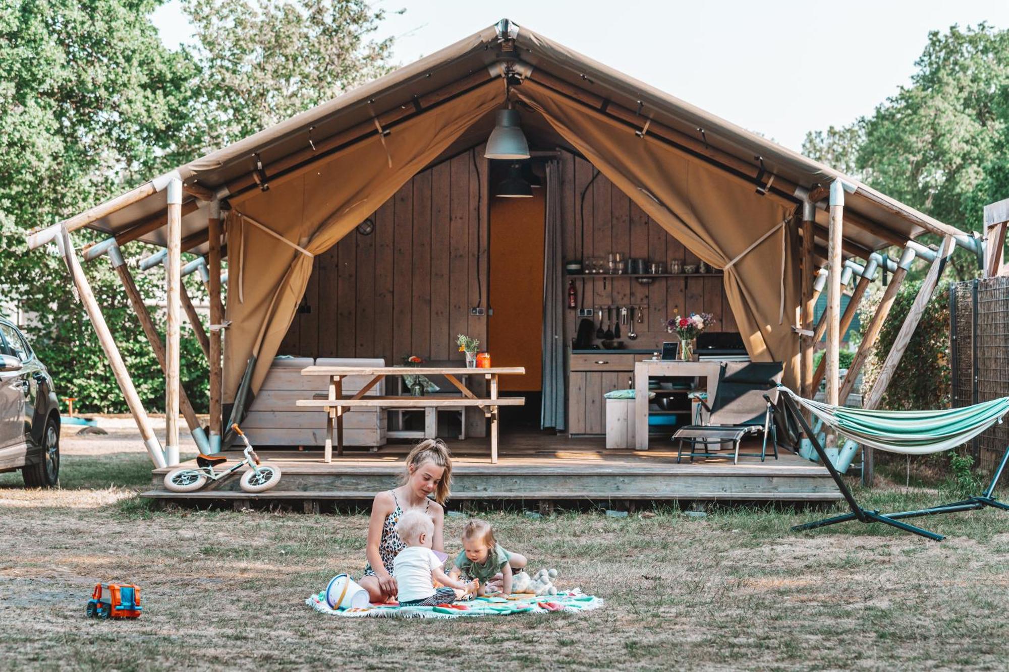 Glamping Holten Luxe Safaritent 1 Extérieur photo